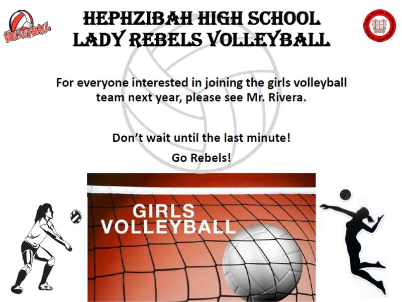 Lady Rebels Volleyball Team Lady Rebels Volleyball Team